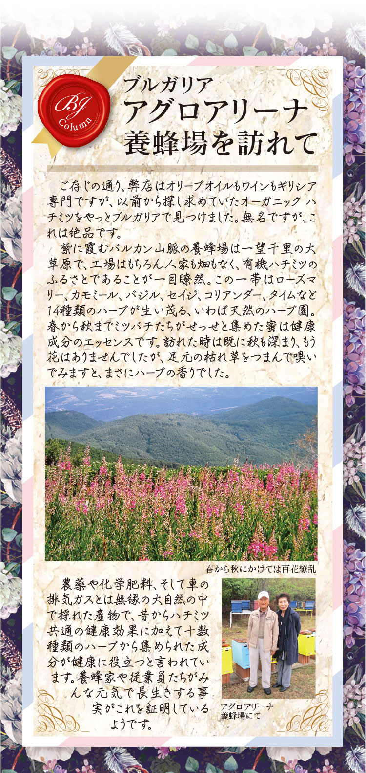 ブルガリア アグロアリーナ養蜂場を訪れて